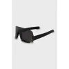 Sunglasses mask with brand logo