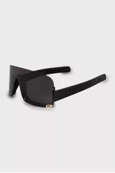 Sunglasses mask with brand logo