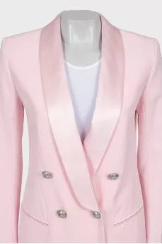 Pink suit with trousers
