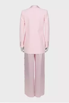 Pink suit with trousers