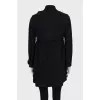 Fitted coat decorated with bows