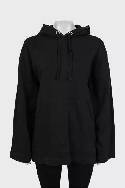 Hoodie with print on the back