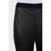 Skinny fit leather leggings