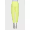 Cropped high waist trousers