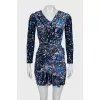 Velvet bodycon dress