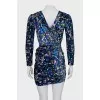Velvet bodycon dress