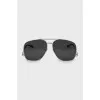 Aviator sunglasses with black tint