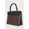 Locky BB Bag in canvas and leather