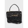 Crossbody bag with branded logo