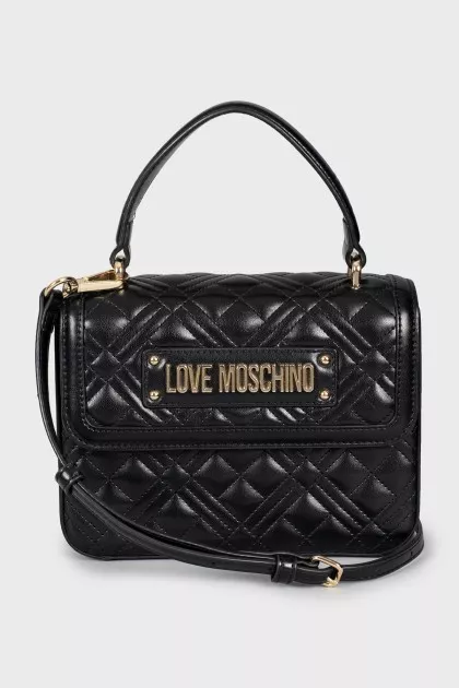 Crossbody bag with branded logo