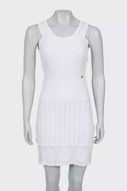 Bodycon dress with a relief pattern