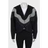 Jacket decorated with sequins