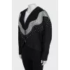 Jacket decorated with sequins