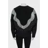 Jacket decorated with sequins