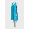 Blue loose fit dress