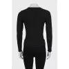 Black fitted top