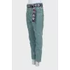 Straight Jeans with belt