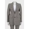 Suit with jacket and trousers