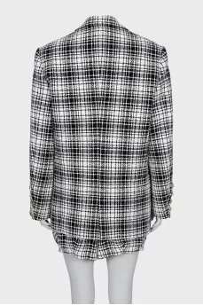 Three-piece suit with shorts
