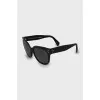 Black frame sunglasses