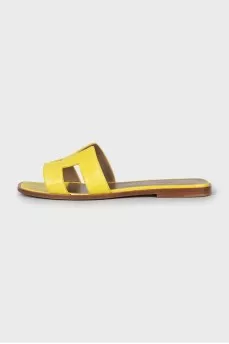 Yellow Oran slippers