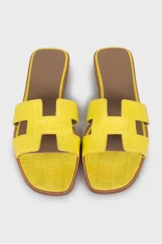 Yellow Oran slippers