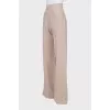 Silk and wool trousers with tag