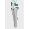 Shorts with accent buckle