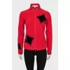 Sports jacket with embroidery
