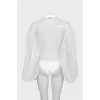 Mesh body blouse