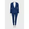 Blue wool suit