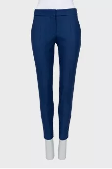 Blue wool suit