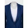 Blue wool suit