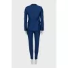 Blue wool suit