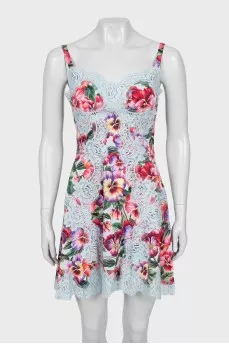 Floral lace dress