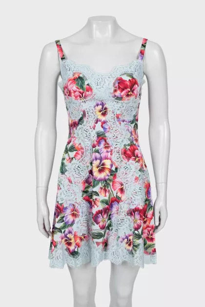 Floral lace dress