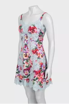 Floral lace dress