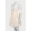 Semi-transparent dress with a tutu skirt