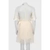 Semi-transparent dress with a tutu skirt