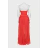 Evening dress with a fluffy skirt
