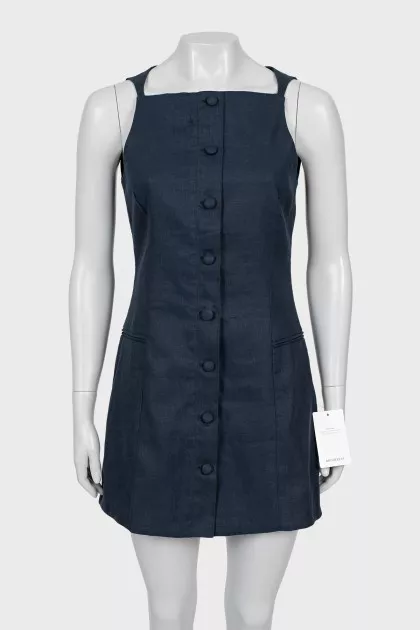 Blue dress with tag