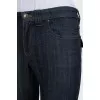 Skinny dark blue jeans