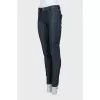 Skinny dark blue jeans
