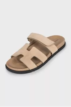 Chypre suede slippers
