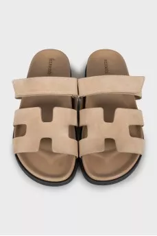 Chypre suede slippers