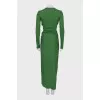Dress decorated with drapery
