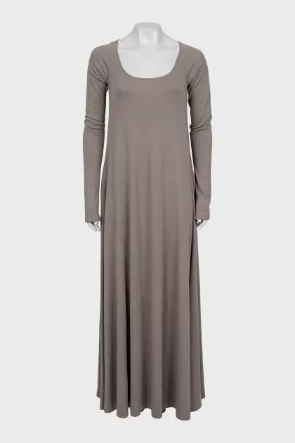Loose fit long sleeve dress