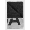Grey scarf with signature print