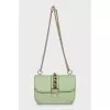 Green Rockstud Glam Lock bag