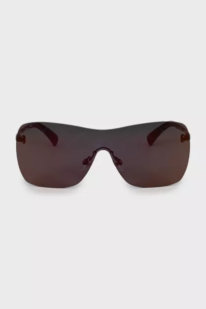 Sunglasses mask with orange coating